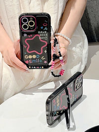 StarSmile Clear iPhone Case with Stand