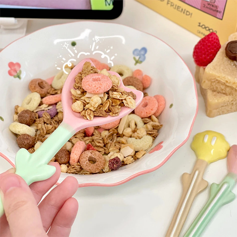 BloomSpoon Kawaii Tulip Ceramic Spoon