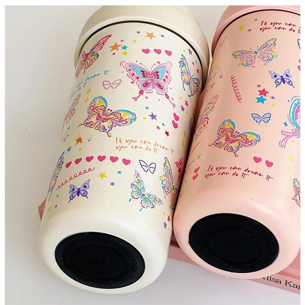 ButterflyTea Kawaii Thermal Tumbler 550ml