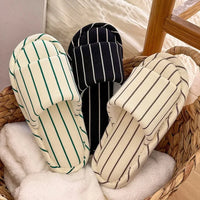 Stripe Silence - Striped Slippers