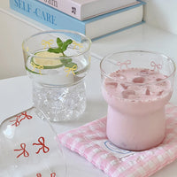 RibbonSip Kawaii Glass Cup 350ml