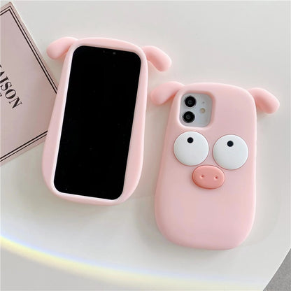 Pink Piggy - Huawei Phone Case