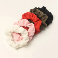 PlaidPack Hair Scrunchies Set 5-Piece