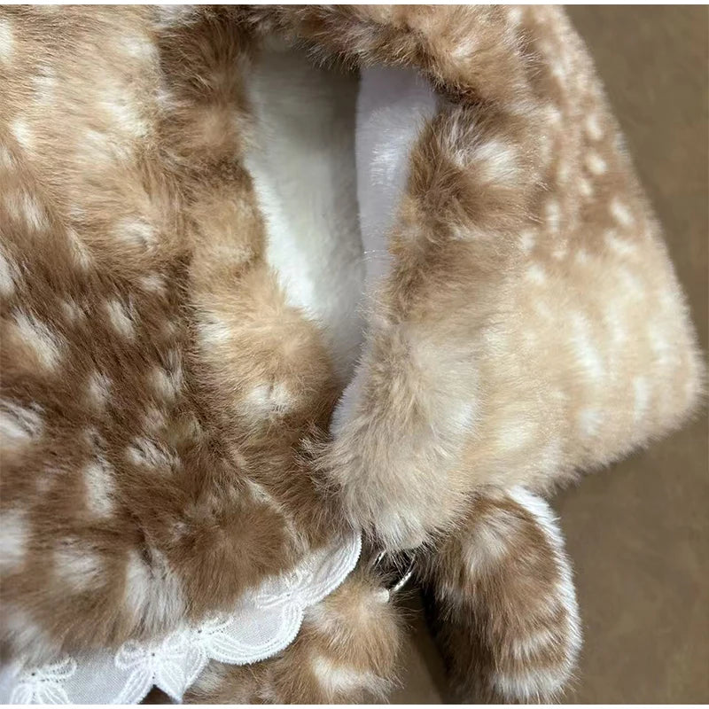 Fawn Plush Bag
