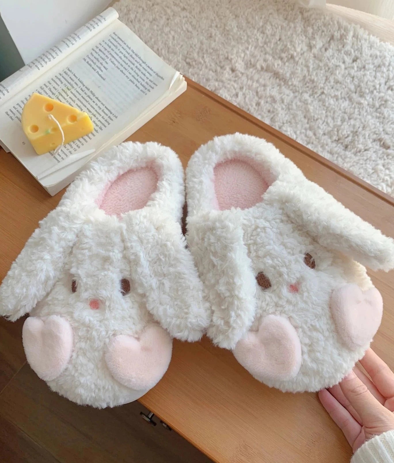 Bunny Heart Slippers