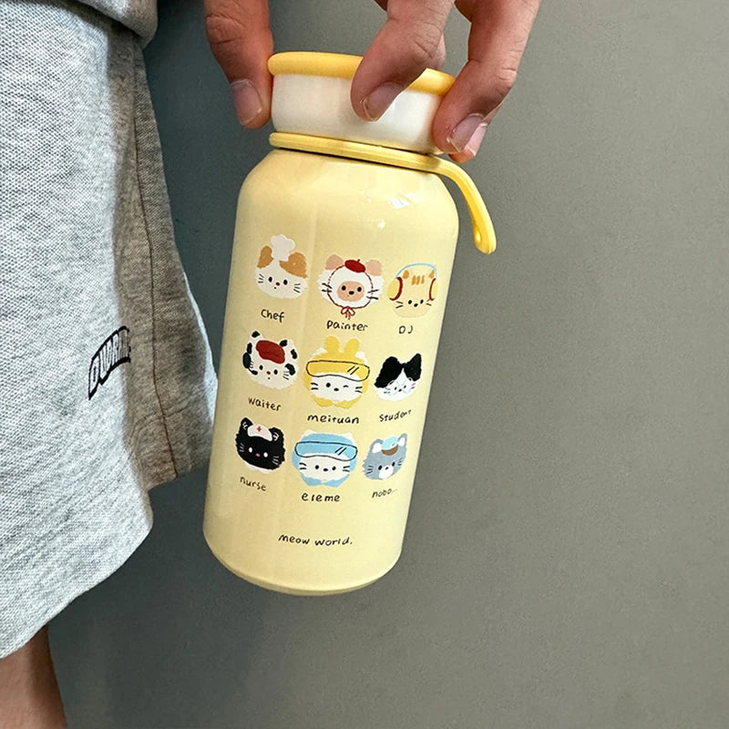 PurrFect Kawaii Cat Coffee Tumbler 400ml