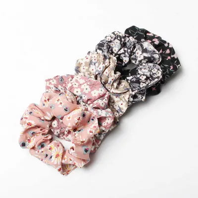 PlaidPack Hair Scrunchies Set 5-Piece