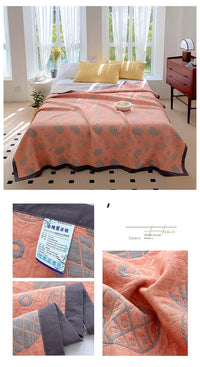 Cozy Critters Cotton Blanket