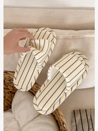 Stripe Silence - Striped Slippers