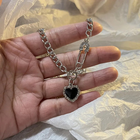 Midnight Heart - Necklace