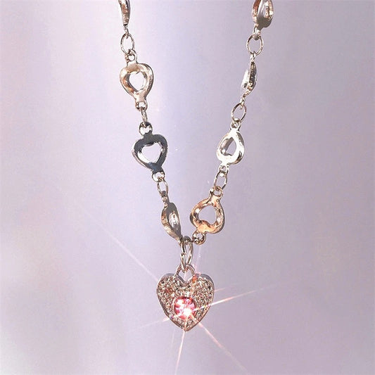 Blush Charm - Necklace