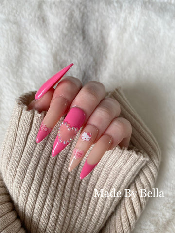 Pink Claws - Press On Nails
