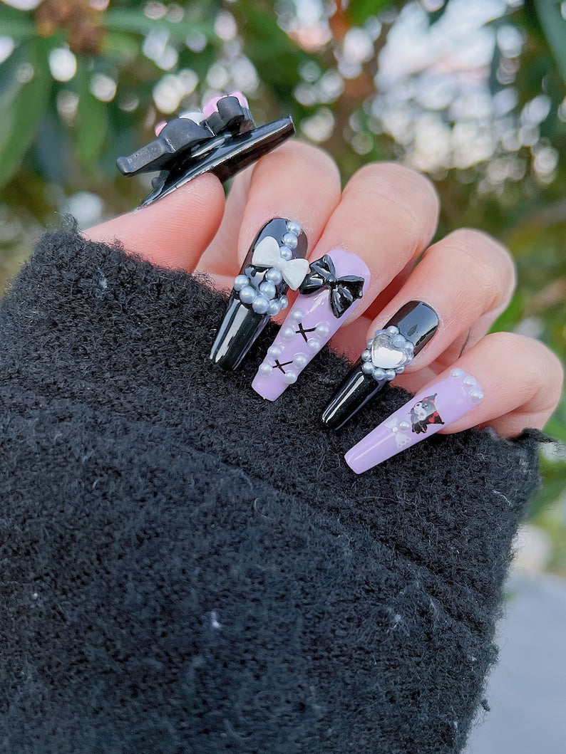 Purple   - Nails