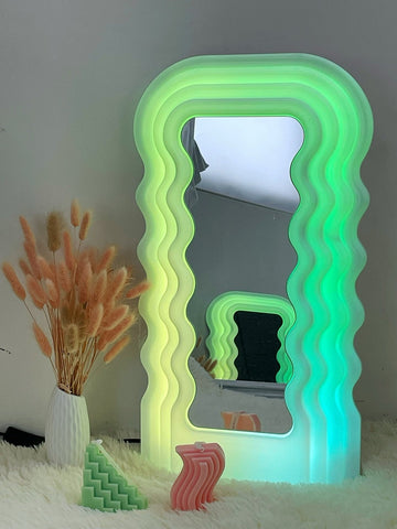 Reflections -  LED  Wave Mirror