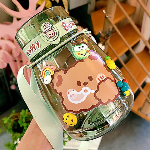 Happy Bear - Water Bottle