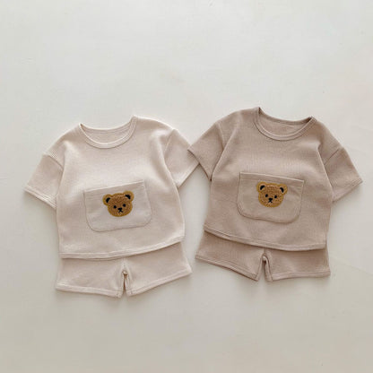 Teddy Bear T-shirts and Shorts Set