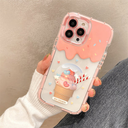 Luminous ice cream Phone case