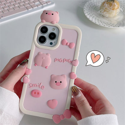 Pig Smile - Phone Case