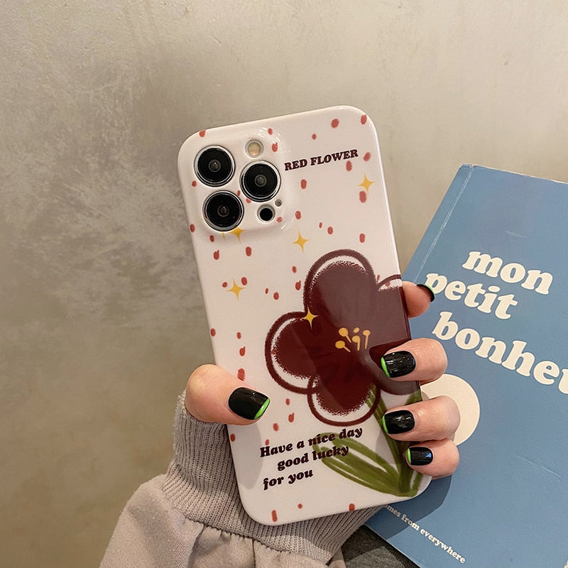 Red Flower - Phone Case