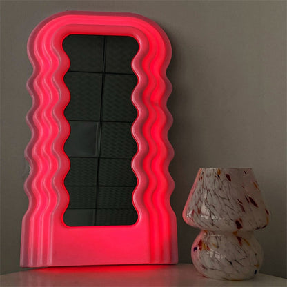 Reflections -  LED  Wave Mirror