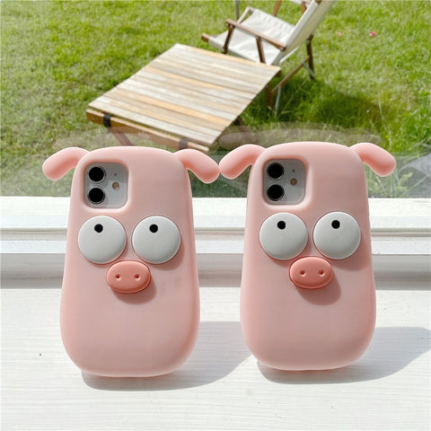 Pink Piggy - Huawei Phone Case