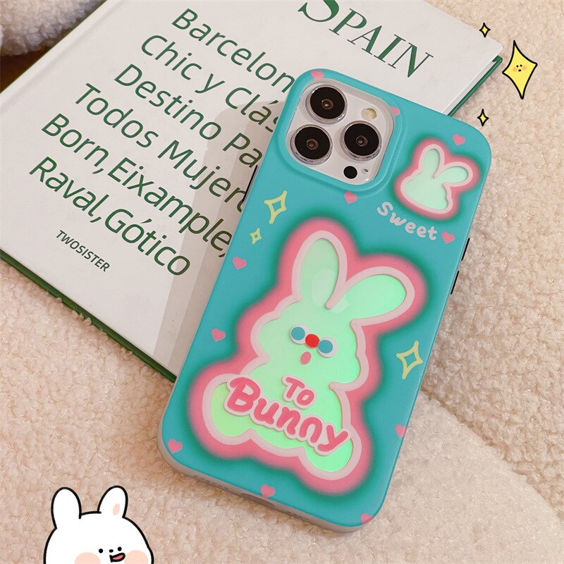 Neon Bunny - Phone Case