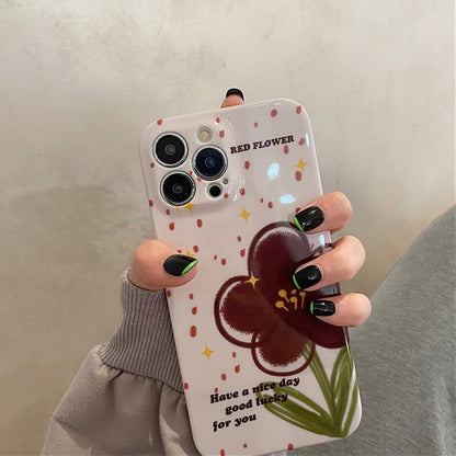 Red Flower - Phone Case