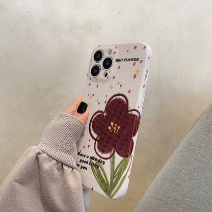 Red Flower - Phone Case