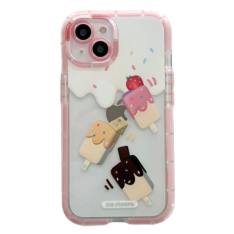 Luminous ice cream Phone case