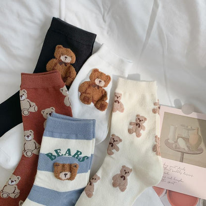 Cute Bear Socks