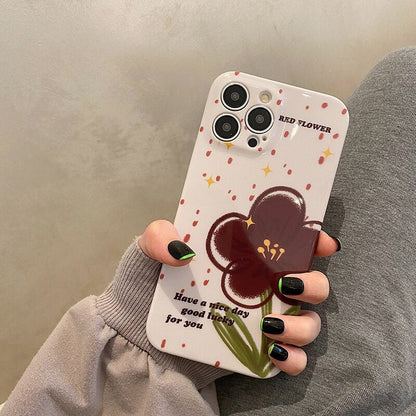 Red Flower - Phone Case