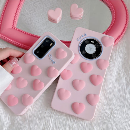 Pink Love - Huawei Phone Case