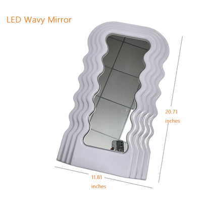 Reflections -  LED  Wave Mirror