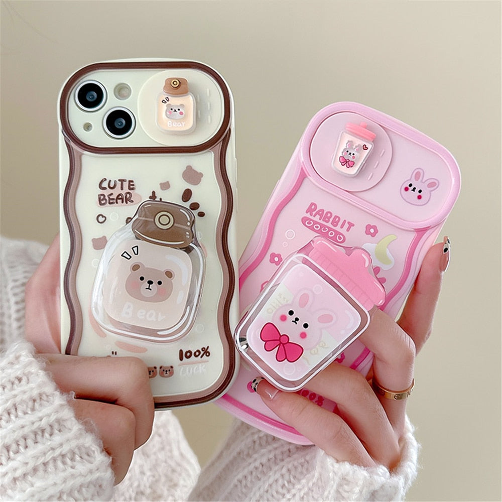 Kawaii Bear Phone Case Omi Cute