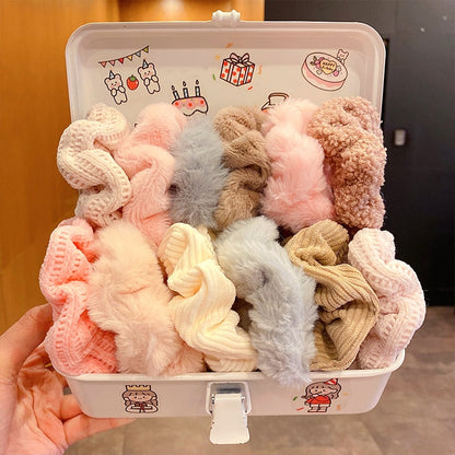 Staying Cute - 7pcs Scrunchies Set