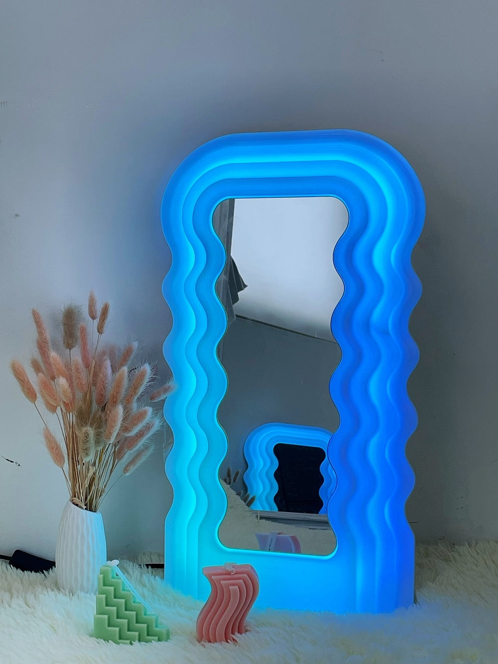 Reflections -  LED  Wave Mirror