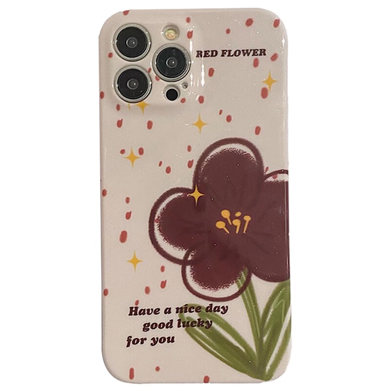 Red Flower - Phone Case