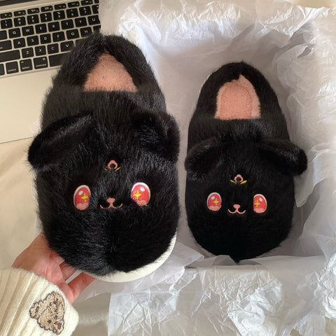 Shy Cat - slippers