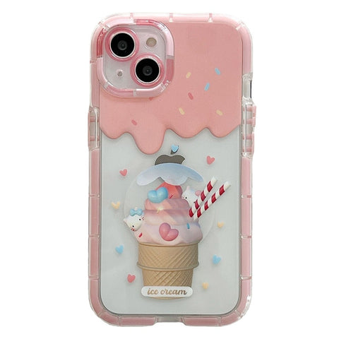 Luminous ice cream Phone case