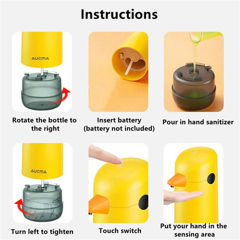 Yellow Duck Soap Dispenser