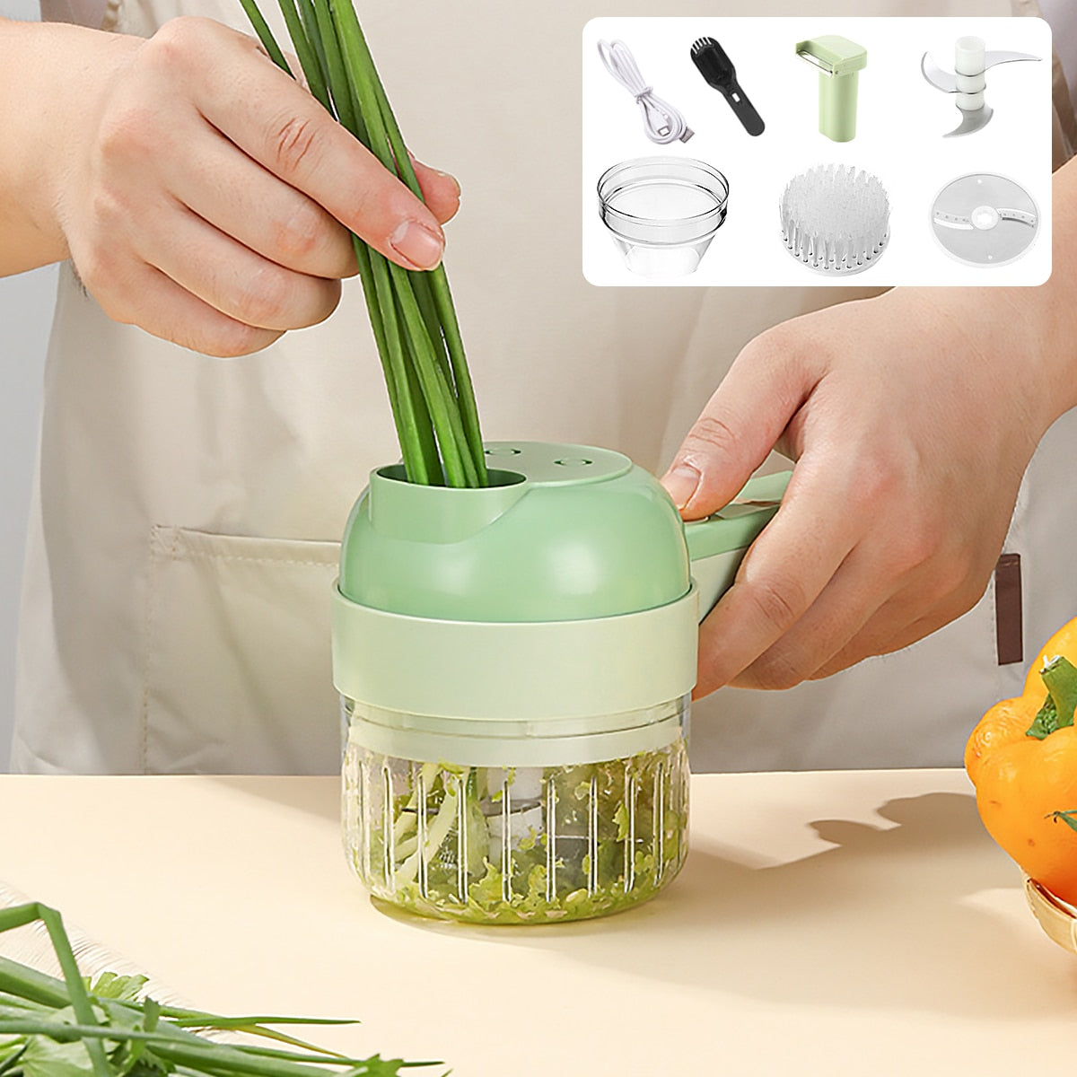 All Purpose- Electric Vegetable Chopper