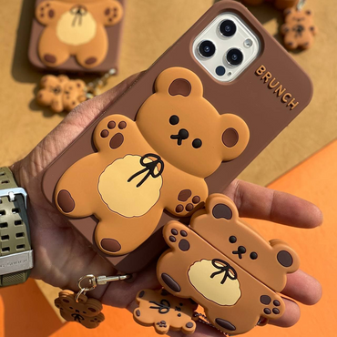 Brunch Bear Combo – iPhone case + AirPods case