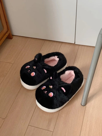 Black Kitty - Slippers