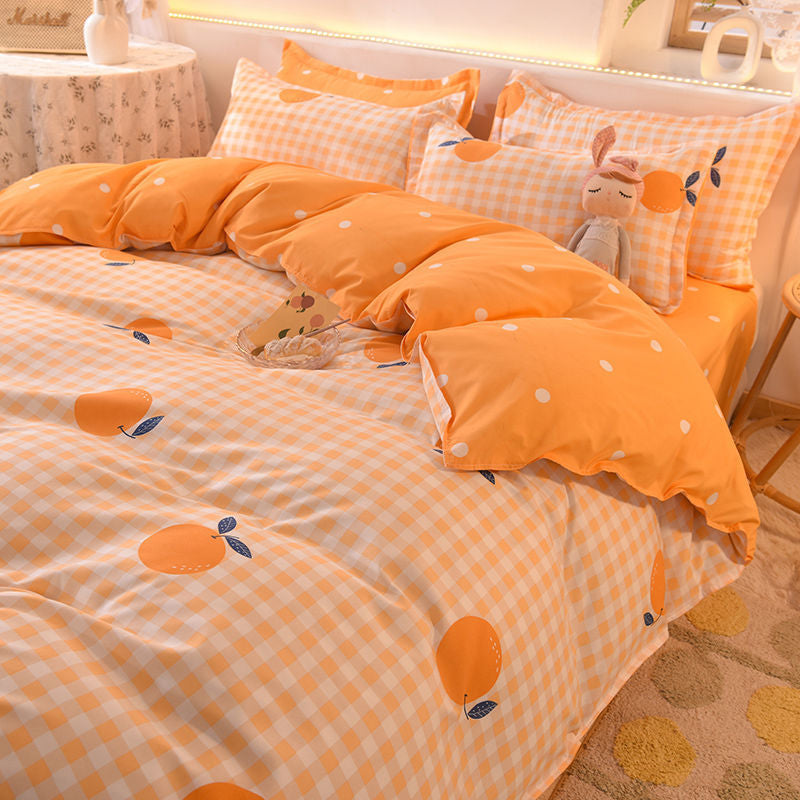 Orange - Bedding Set