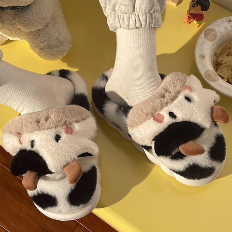 Brownie - Cow Slippers