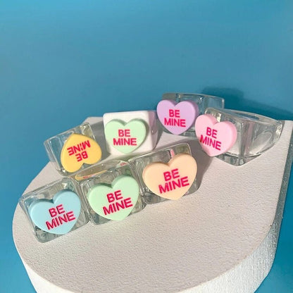 Hug Me & Be Mine - Transparent Ring