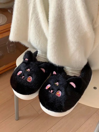 Black Kitty - Slippers