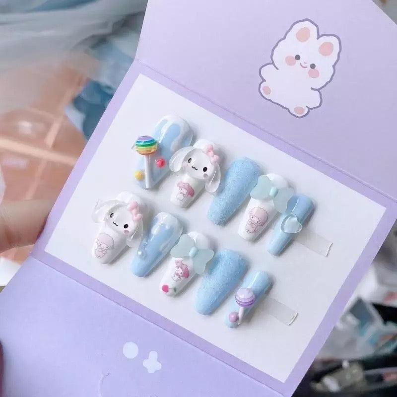 Cloudy - Press On Nails