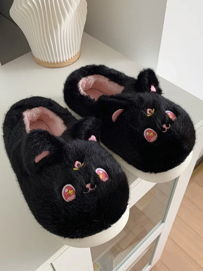 Black Kitty - Slippers