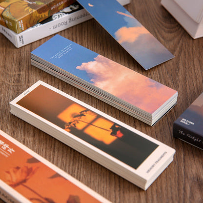 Warm - Paper Bookmarks